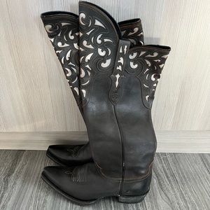 Ariat knee high boots size 8.